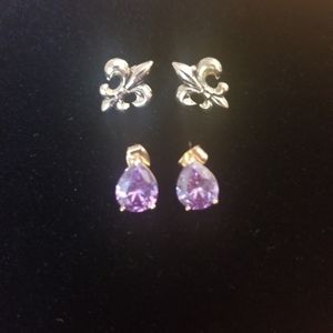 NOLA inspired earring stud set